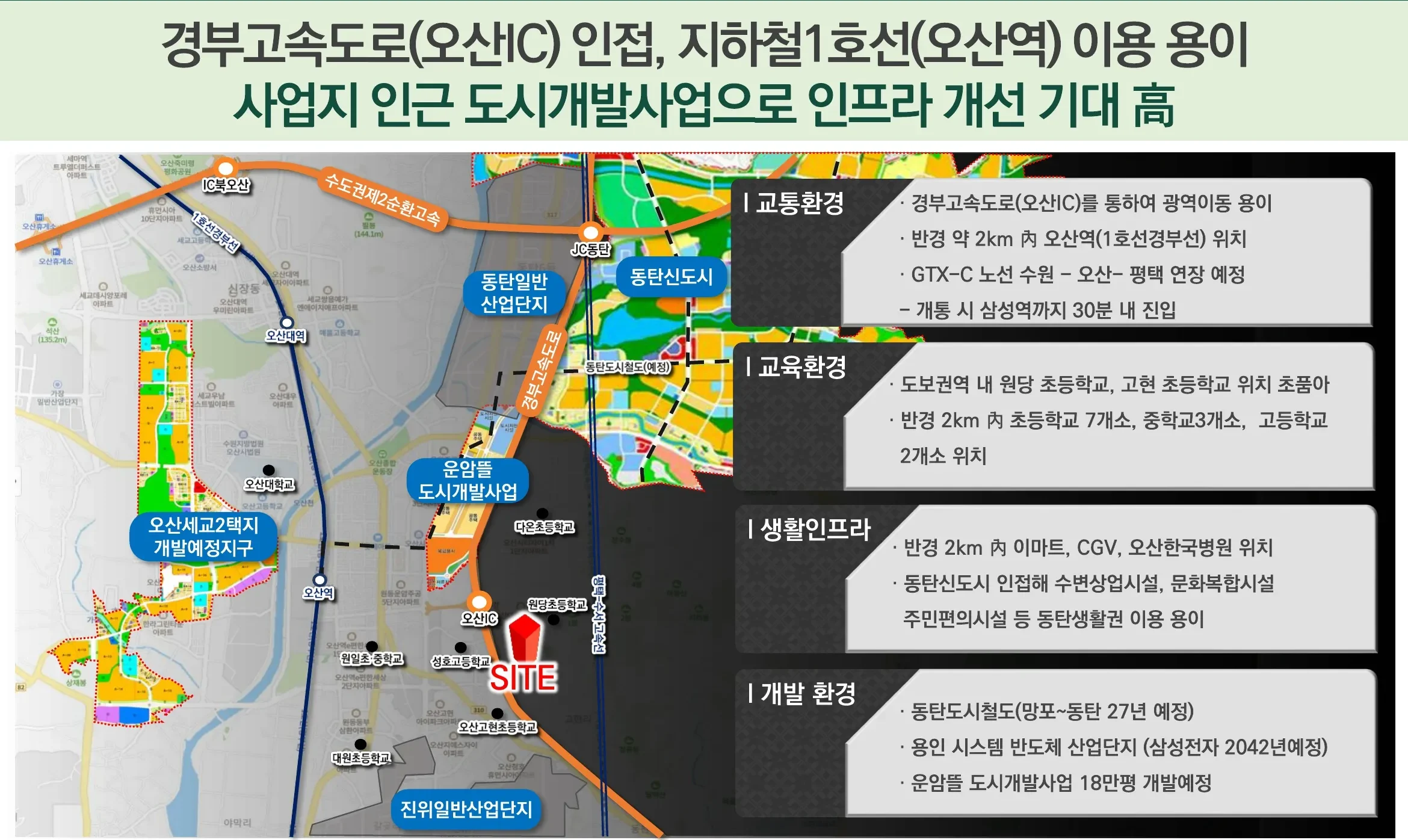 남동탄 서희스타힐스 파크시티 세부입지도